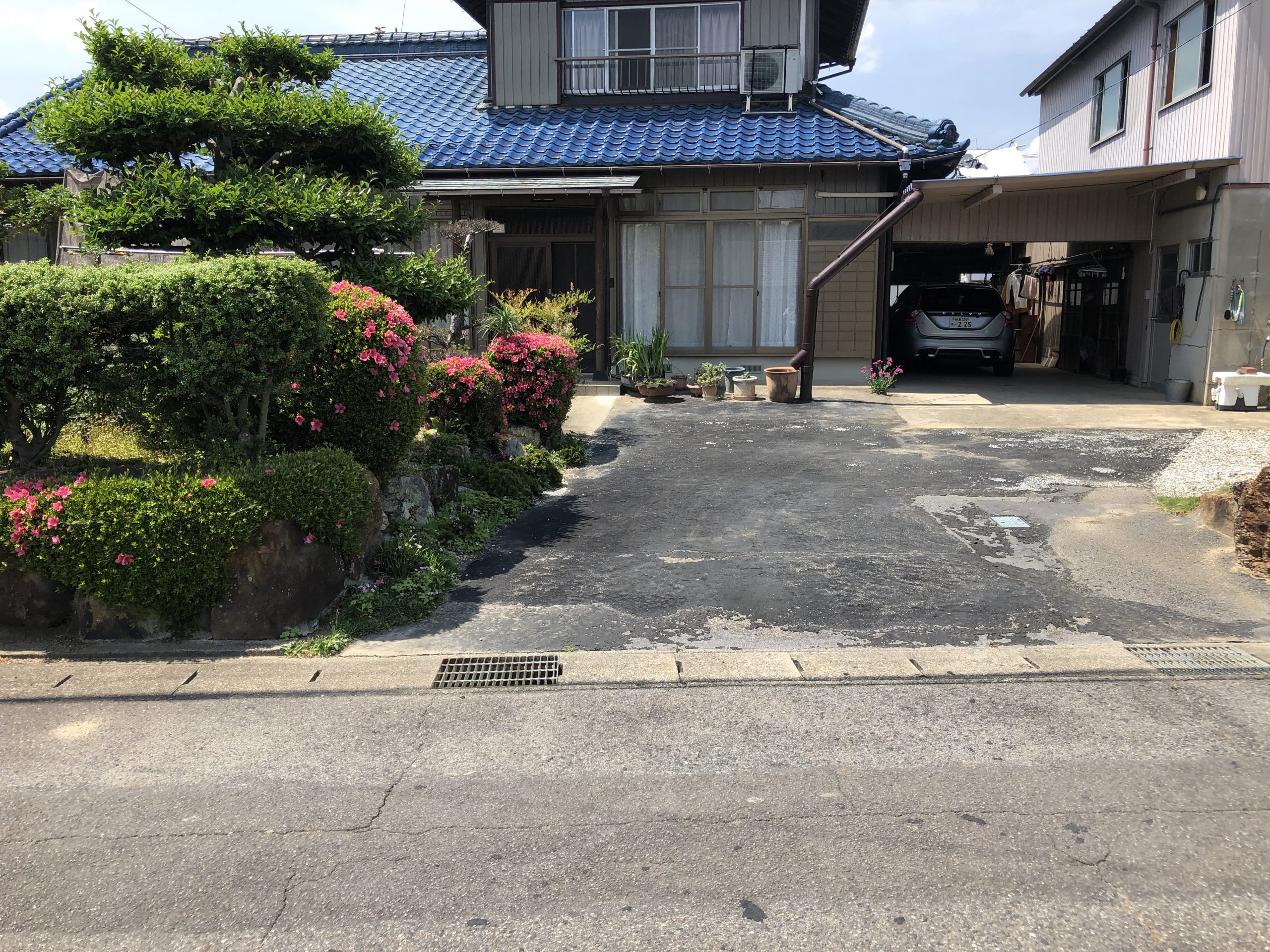【岐阜県】敷地内駐車場舗装
