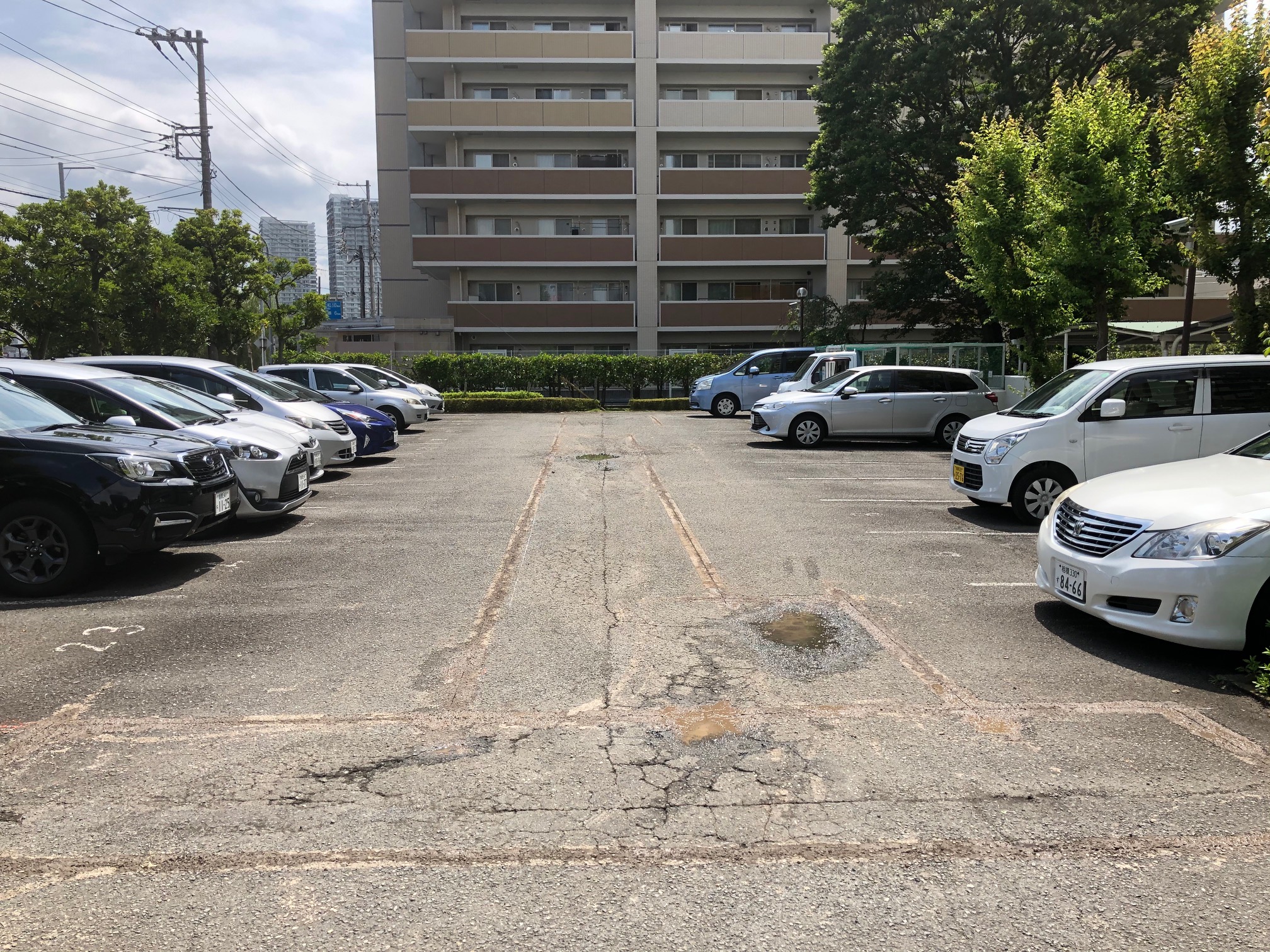 【神奈川県】マンション駐車場補修工事