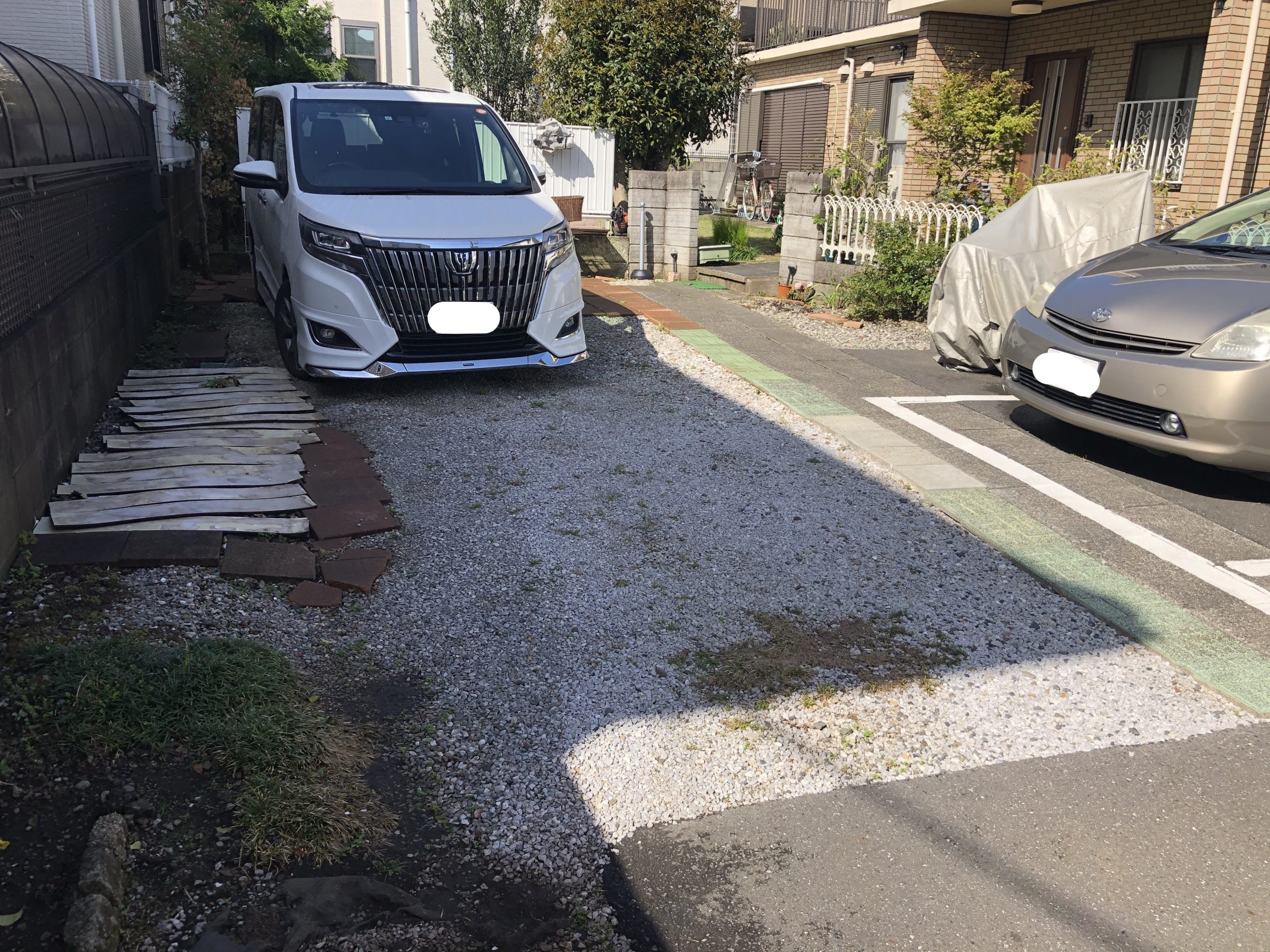駐車場アスファルト舗装工事