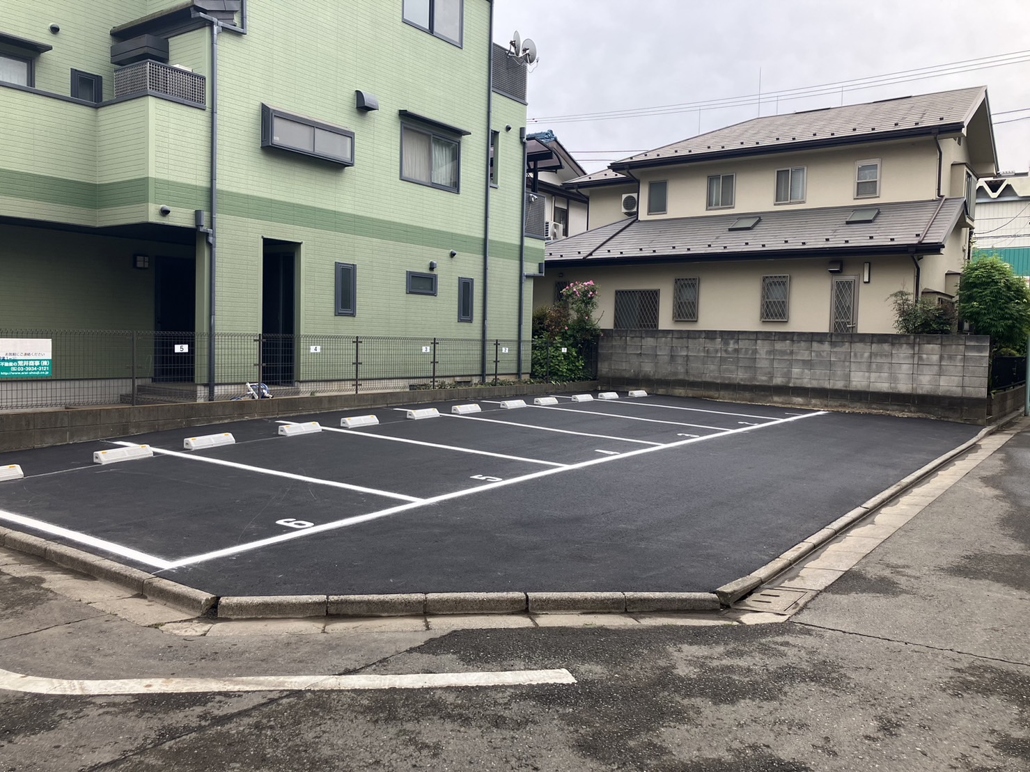 月極駐車場舗装工事