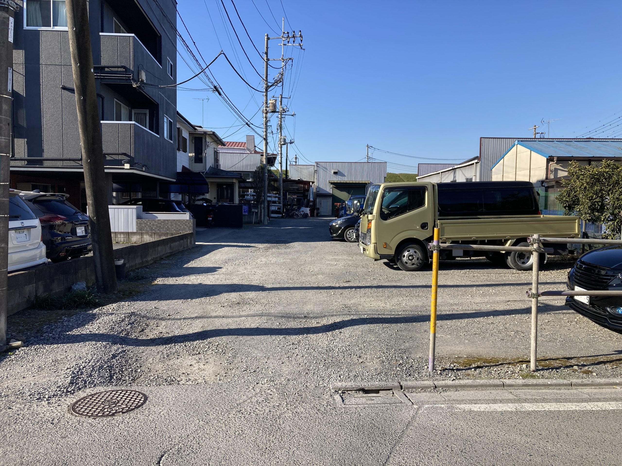 私道および駐車場舗装工事