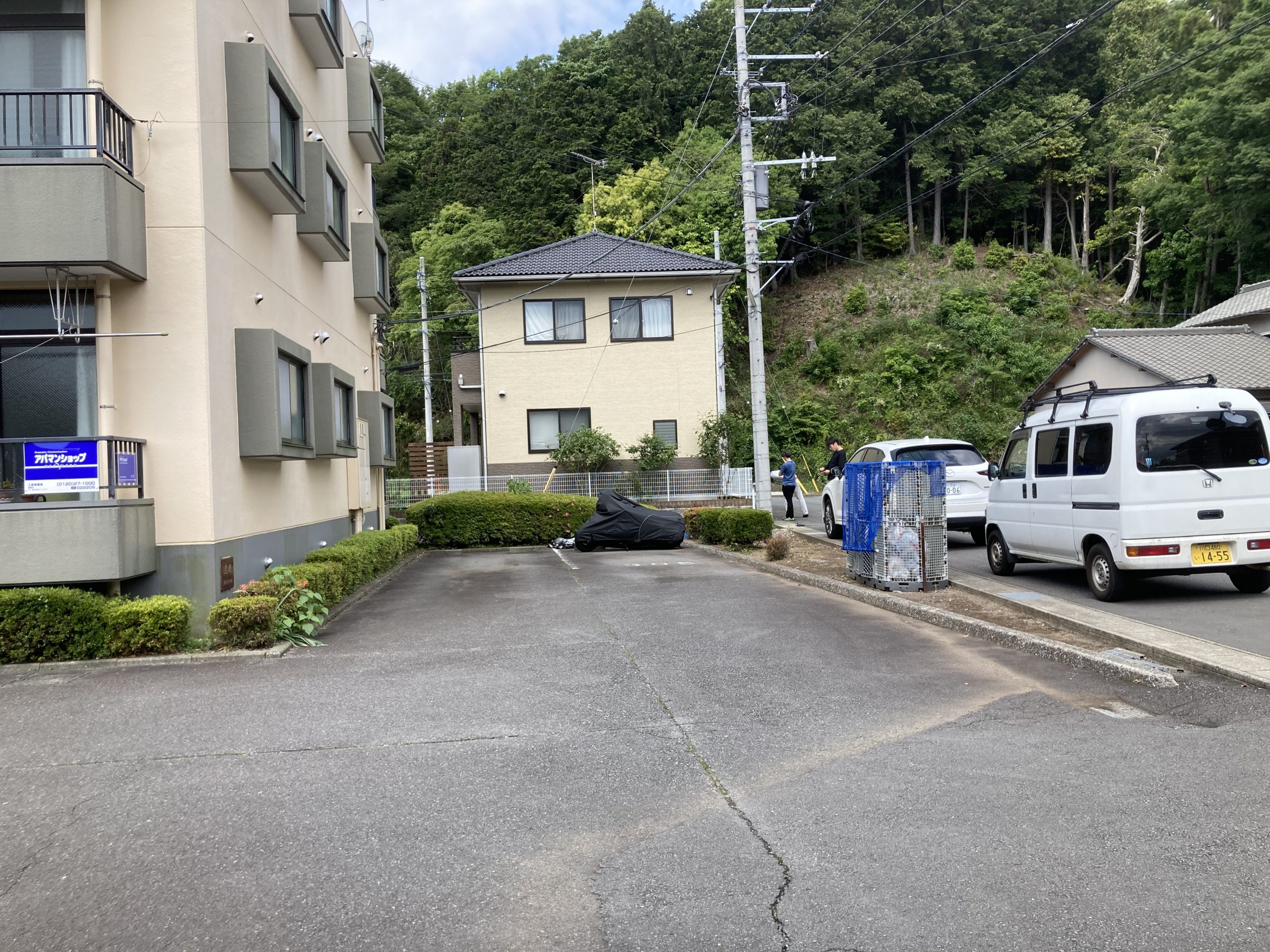 集合住宅の駐車場